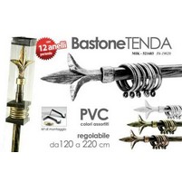 BASTONE X TENDE 120X220 12 ANELLI