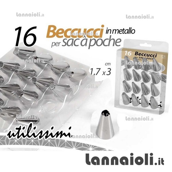 BECCUCCI INOX PER SACCO DECORATORE PZ.16 