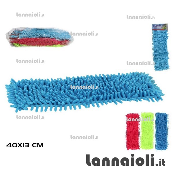 RICAMBIO SCOPA MICROFIBRA CINIGLIA 40x13