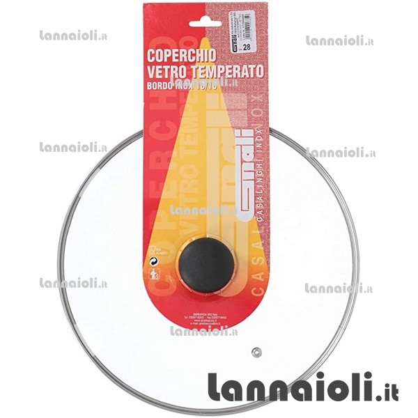 COPERCHIO VETRO ECO CM 34 gnali