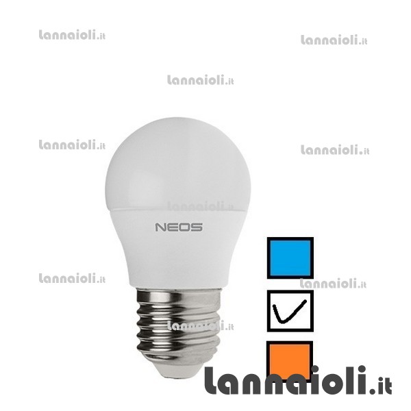 LAMPADINA LED E27 SFERA MINI 8W-60W 