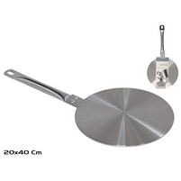 PIASTRA INDUZIONE INOX CM.20