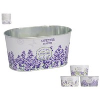 PORTAVASO METALLO OVALE CM.23X13 H11