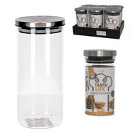 BARATTOLO VETRO 1250ml  TAPPO INOX