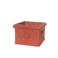 VASO COCCIO CUBO 15X15 SPAZZOLATO