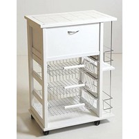 CARRELLO LEGNO C-CAS.-PORTAP+BOTT.BIANCO CARRELLO LEGNO C-CAS.-PORTAP+BOTT.BIANCO