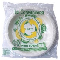 PIATTI PLASTICA PIANI PZ.20