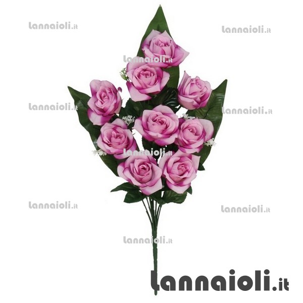 ROSE MAZZO 9 FIORI CM.55 