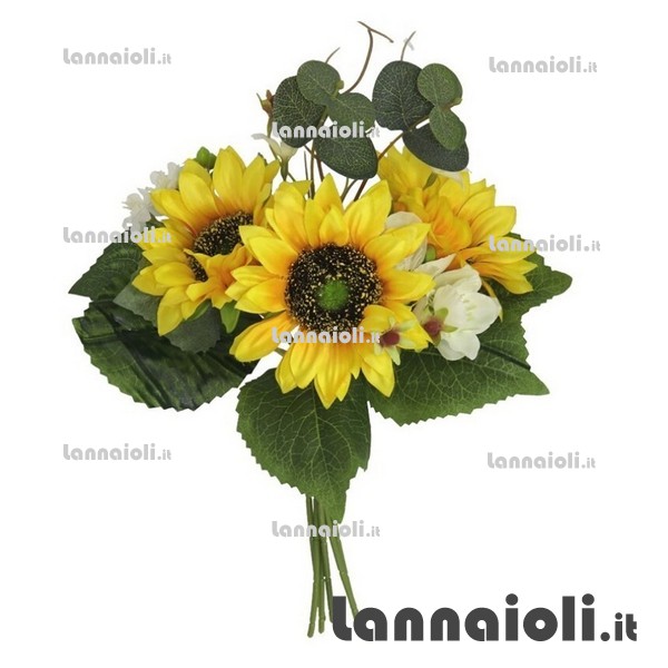 GIRASOLE MAZZETTO X 6 CM.34 