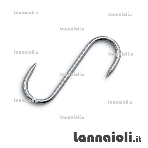 GANCIO MACELLAIO INOX  140X6  58307 ausonia