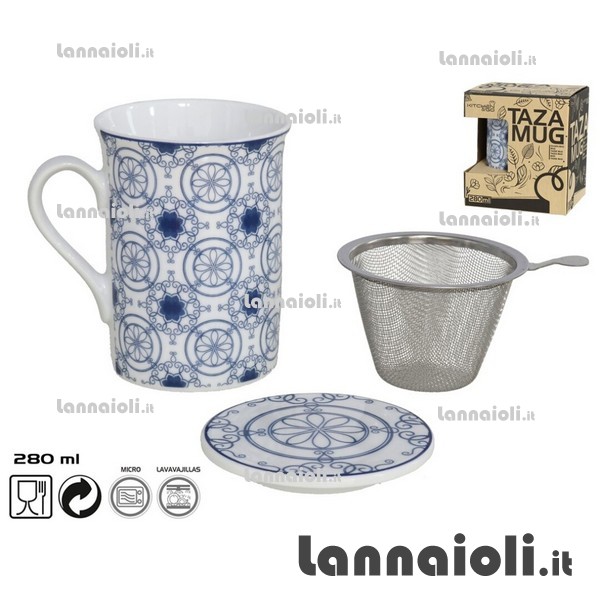 TISANIERA CERAMICA C-FILTRO INOX TISANIERA CERAMICA C-FILTRO INOX