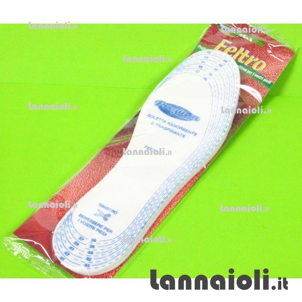 SOTTOPIEDI FELTRO ANTIBATTERICO 