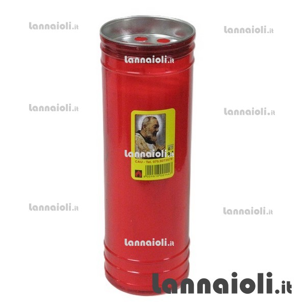 LUMINO CIMITERO T.100 ROSSO 