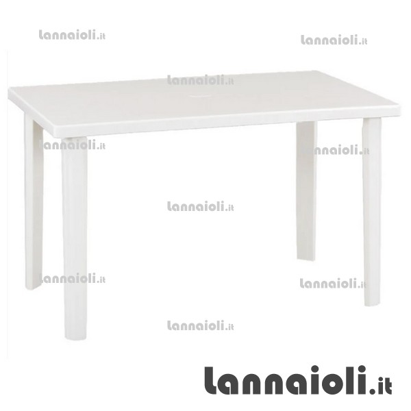 TAVOLO MARSHALL BIANCO 120X70 bica
