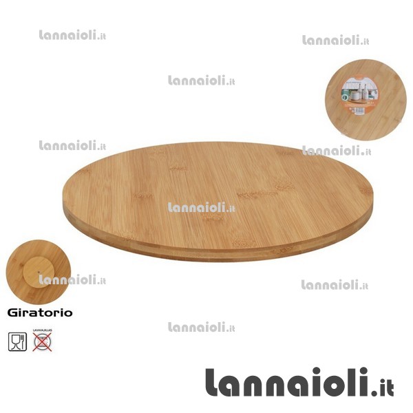 TAGLIERE LEGNO GIREVOLE CM.30 BAMBOO TAGLIERE LEGNO GIREVOLE CM.30 BAMBOO