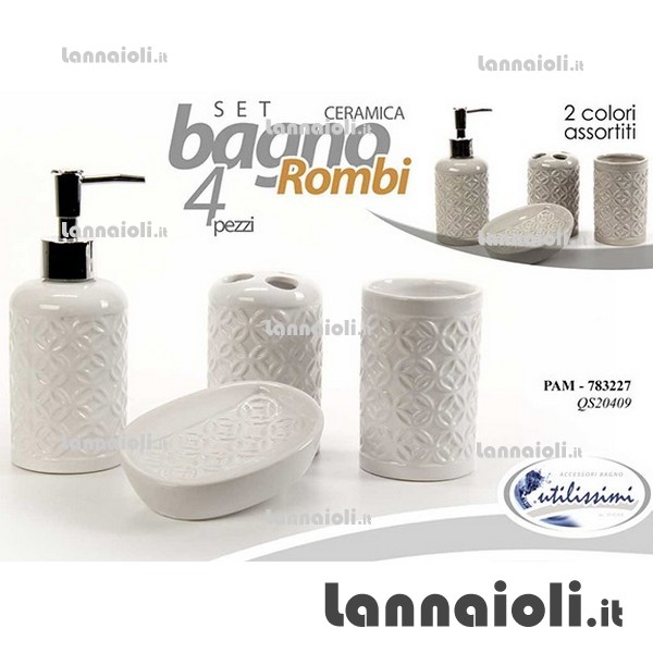 SET BAGNO CERAMICA PZ.4 SET BAGNO CERAMICA PZ.4