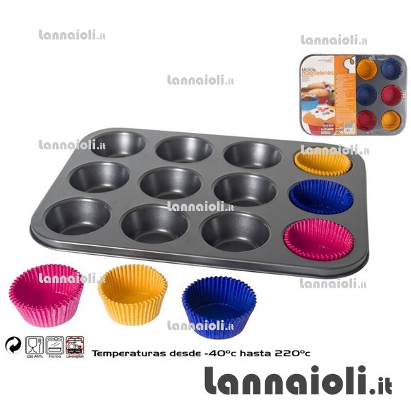 TEGLIA MUFFIN + PIROTTINI PS.12 TEGLIA MUFFIN + PIROTTINI PS.12