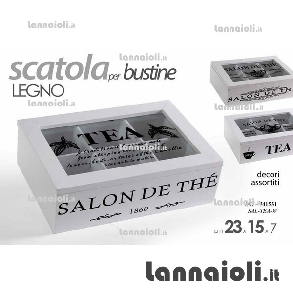 SCATOLA PORTA BUSTINE THE LEGNO 