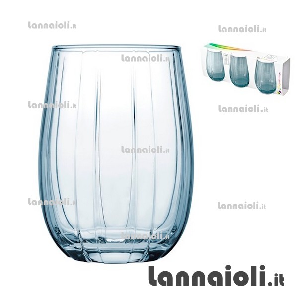 BICCHIERI PZ.3 LINKA cl.38 AZZURRO pasabahce BICCHIERI PZ.3 LINKA cl.38 AZZURRO pasabahce