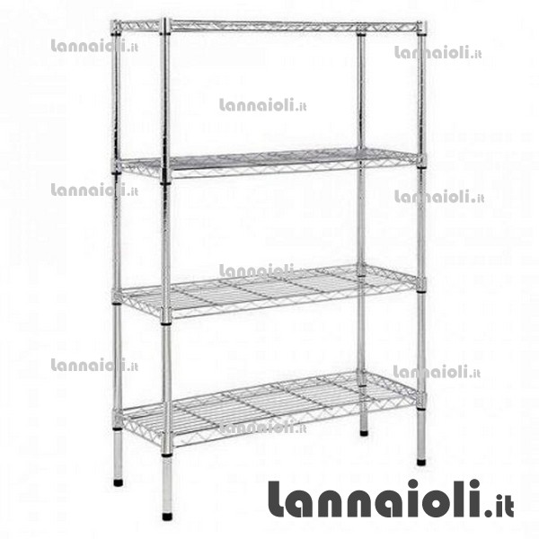 SCAFFALE CROMATO CM.160 4 PIANI 