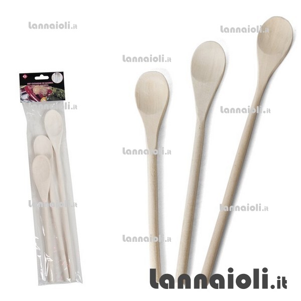 TRIS CUCCHIAIE LEGNO BLISTER 