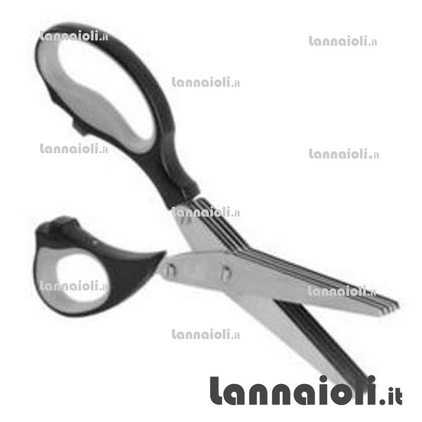 FORBICI SMINUZZA TUTTO A 5 LAME INOX de luca coltellerie FORBICI SMINUZZA TUTTO A 5 LAME INOX de luca coltellerie