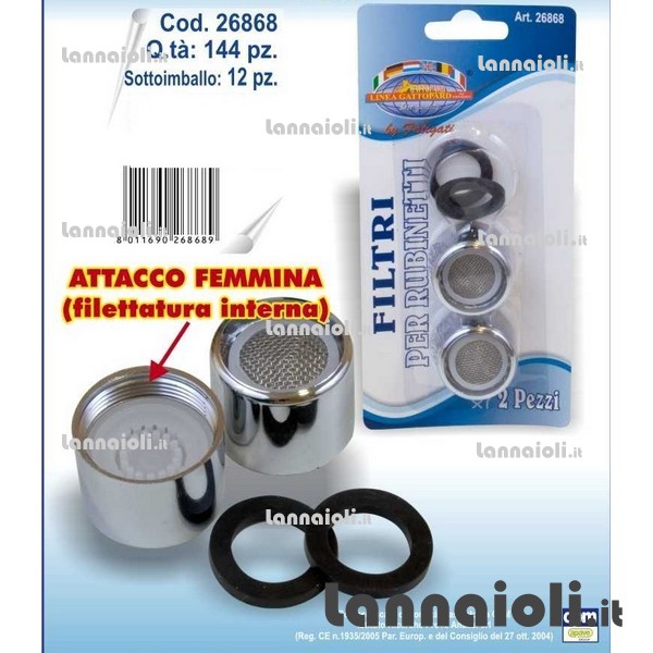 ROMPIGETTO FILETTATO INTERNO PZ.2 ROMPIGETTO FILETTATO INTERNO PZ.2