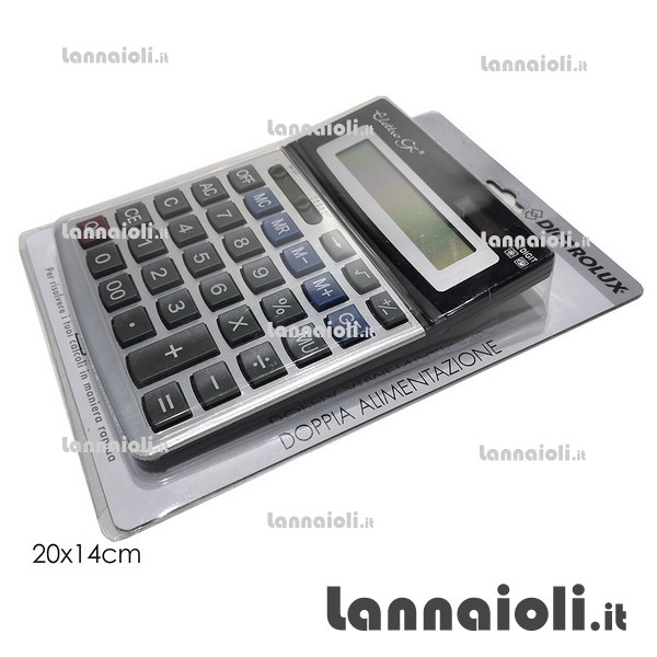 CALCOLATRICE SOLARE 12 CIFRE  CALCOLATRICE SOLARE 12 CIFRE