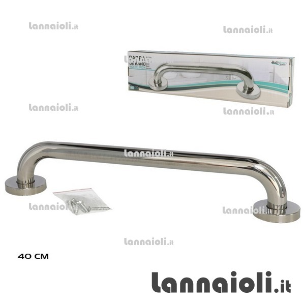 MANIGLIONE BAGNO INOX CM.40 