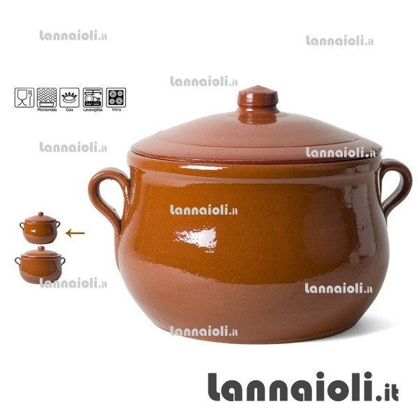 PENTOLA COCCIO C-COPERCHIO CM.24 L.5 