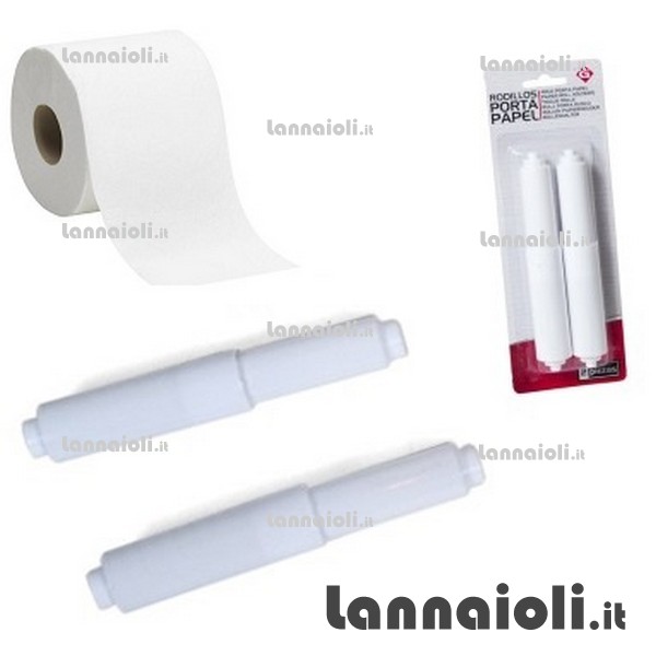 RULLO PORTA CARTA IGIENICA PZ.2 RULLO PORTA CARTA IGIENICA PZ.2