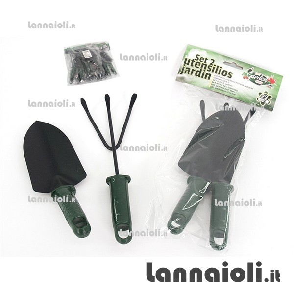 SET ATTREZZI GIARDINO ACCIAIO CM.22 PZ.2 SET ATTREZZI GIARDINO ACCIAIO CM.22 PZ.2