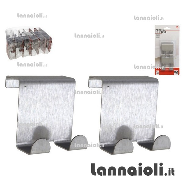 GANCI INOX RETROPORTA PZ.2 