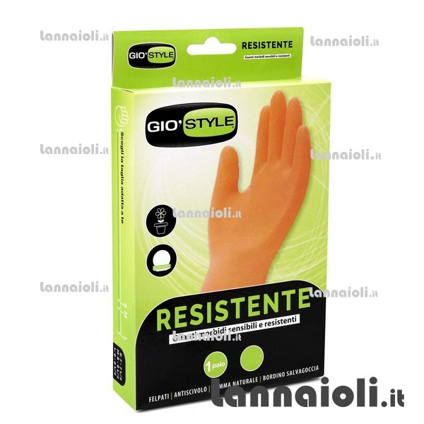 GUANTI PIATTI LATTICE NATURALE S-M-L giostyle