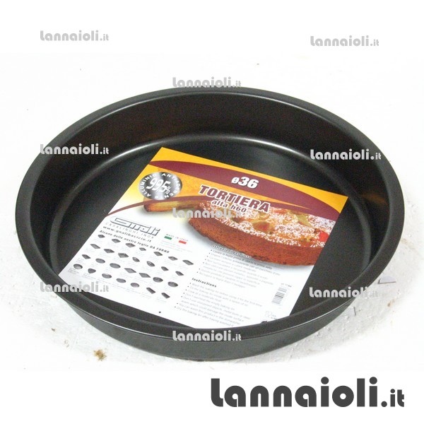 TORTIERA LISCIA CM.36 H6 gnali
