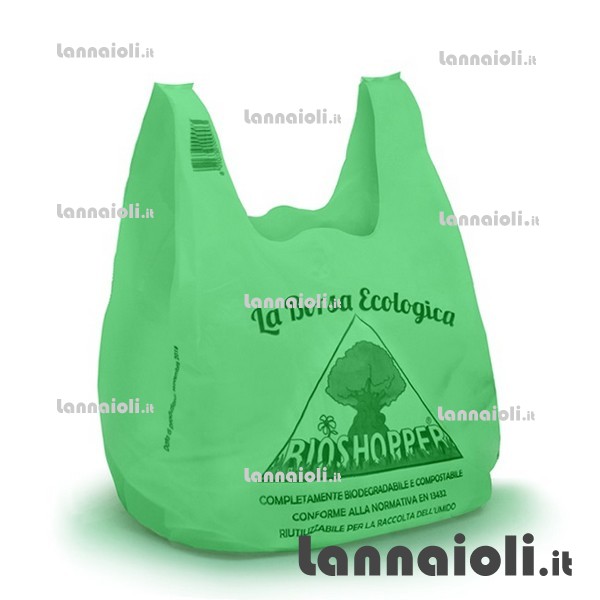 BUSTE SHOPPER BIOCOMPOSTABILI 34X65 Kg5 