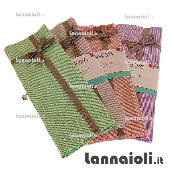 TOVAGLIETTE STOFFA PZ.2 COLOR TOVAGLIETTE STOFFA PZ.2 COLOR
