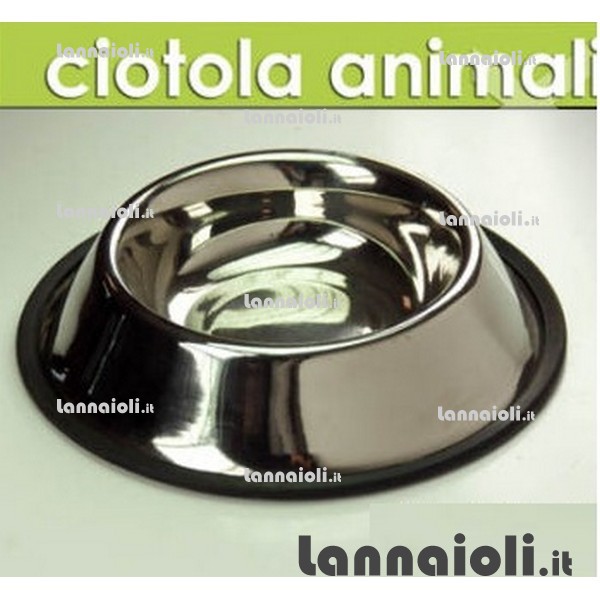 CIOTOLA ANIMALI INOX CM.24 