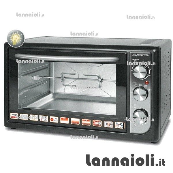 FORNO ELETTRICO LT.50 C-GIRARROSTO johnson FORNO ELETTRICO LT.50 C-GIRARROSTO johnson
