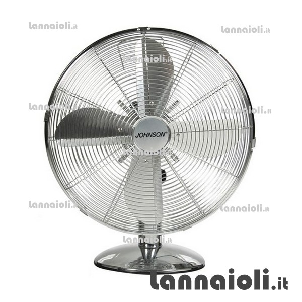 VENTILATORE TAVOLO INOX 50W CM.45 johnson