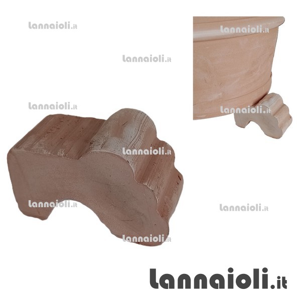 PIEDINO PER VASI SAGOMATO terrecotte toscane PIEDINO PER VASI SAGOMATO terrecotte toscane