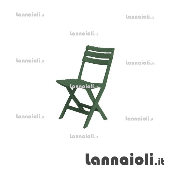 SEDIA BIRRERIA RESINA VERDE  550 CVS 
