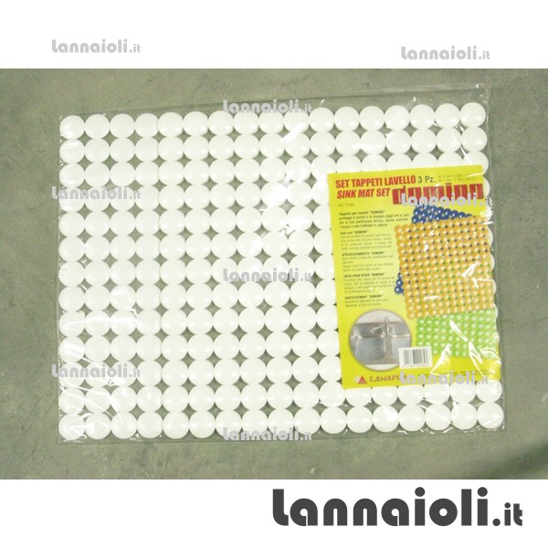 TAPPETINI LAVELLO DOMINO-MORBIDOSO PZ 3 lamapla
