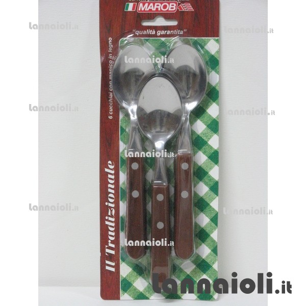 CUCCHIAI PZ.6 M-LEGNO marietti