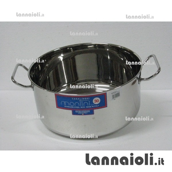 CASSERUOLA INOX 18-10 CM.40 2-M. montini guerino