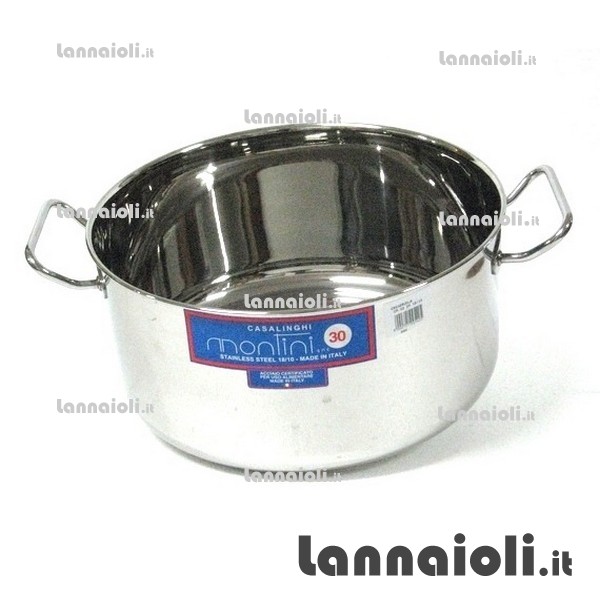 CASSERUOLA INOX 18-10 CM.36 2-M. montini guerino