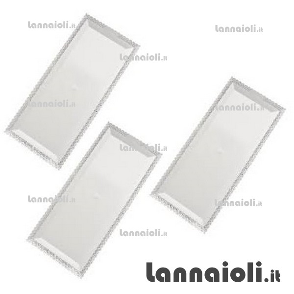 VASSOI TRINATI RETT.PZ.3 26X45 