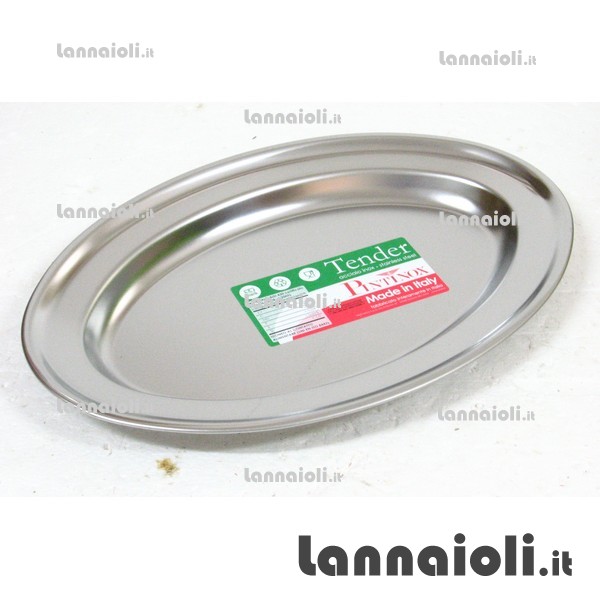 VASSOIO INOX OVALE CM.31 pintinox