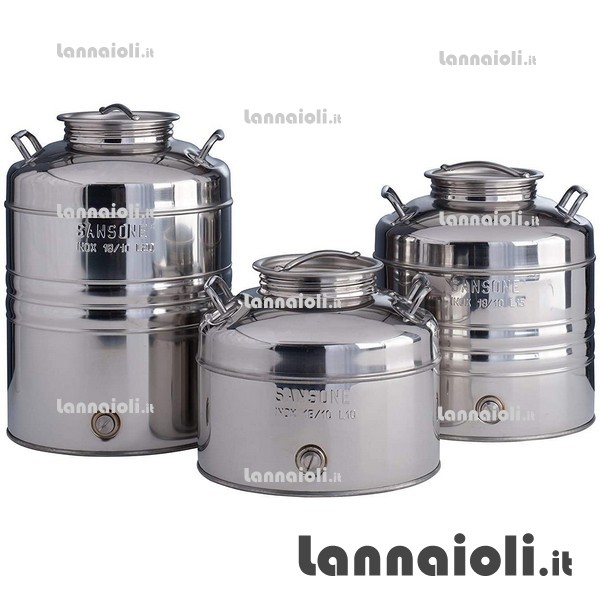 FUSTO INOX LT.10 SANSONE C-PREDISP. sansone FUSTO INOX LT.10 SANSONE C-PREDISP. sansone