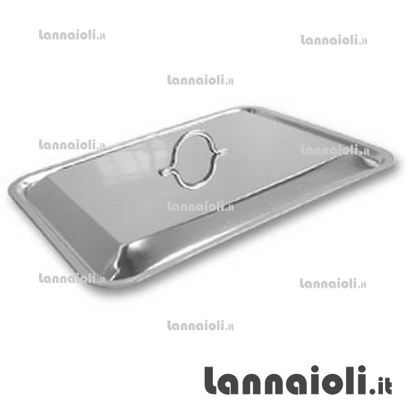 COPERCHIO INOX QUADRO CM.36X36 steel pan COPERCHIO INOX QUADRO CM.36X36 steel pan